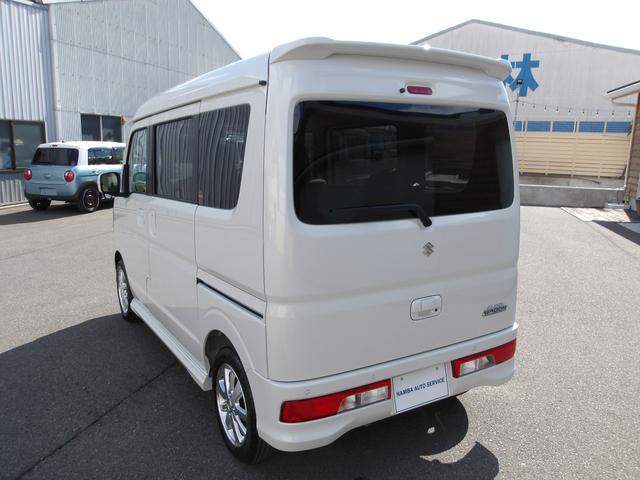 エブリイワゴン PZターボ ハイルーフ 4WD 現行型 届出済未使用車 電動スライドドア LEDヘッドライト スマートキー2本 USBポート 革巻きステアリング(7枚目)