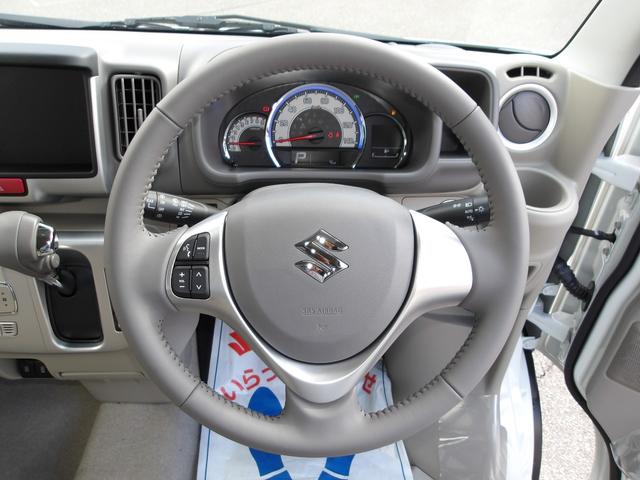 エブリイワゴン PZターボ ハイルーフ 4WD 現行型 届出済未使用車 電動スライドドア LEDヘッドライト スマートキー2本 USBポート 革巻きステアリング(13枚目)