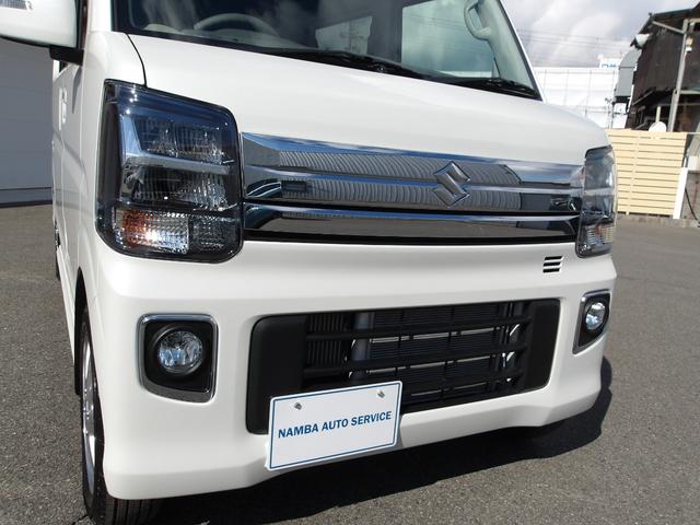 エブリイワゴン PZターボ ハイルーフ 4WD 現行型 届出済未使用車 電動スライドドア LEDヘッドライト スマートキー2本 USBポート 革巻きステアリング(29枚目)