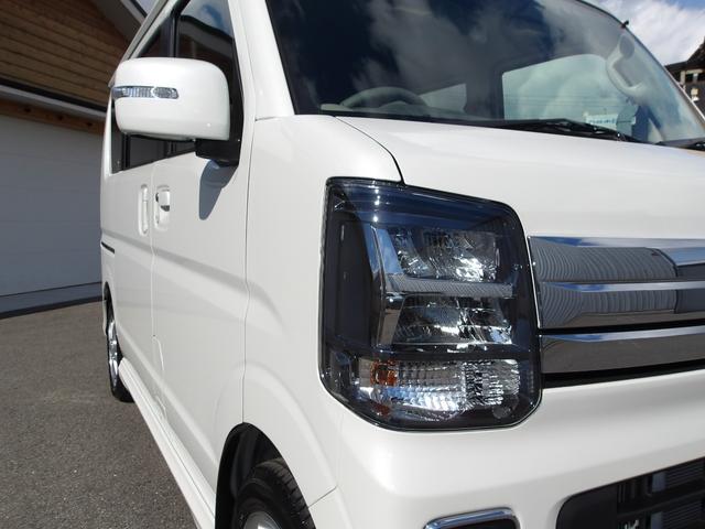 エブリイワゴン PZターボ ハイルーフ 4WD 現行型 届出済未使用車 電動スライドドア LEDヘッドライト スマートキー2本 USBポート 革巻きステアリング(30枚目)
