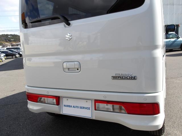 エブリイワゴン PZターボ ハイルーフ 4WD 現行型 届出済未使用車 電動スライドドア LEDヘッドライト スマートキー2本 USBポート 革巻きステアリング(32枚目)