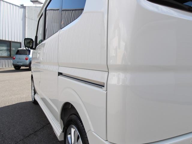 エブリイワゴン PZターボ ハイルーフ 4WD 現行型 届出済未使用車 電動スライドドア LEDヘッドライト スマートキー2本 USBポート 革巻きステアリング(34枚目)