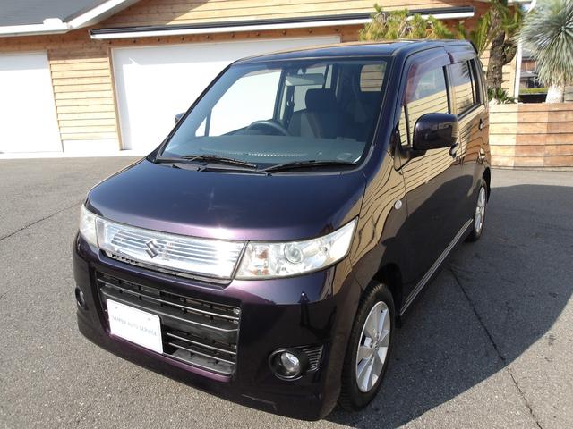 ワゴンＲスティングレー Ｘ　ＨＩＤヘッドライト　電動格納ドアミラー　スマートキー２本　ＥＴＣ　ＡＡＣ　ＣＶＴ　フロアマット　ドアバイザー　リアスポイラー（6枚目）