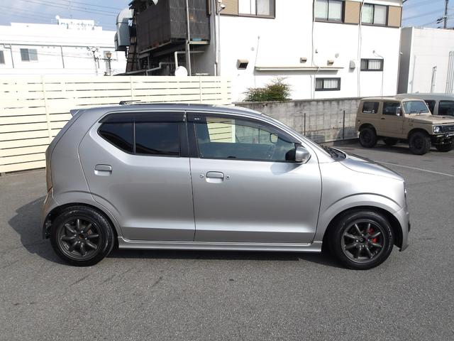 アルトワークス ベースグレード 5MT ワタナベ製アルミホイール 車高調 HKSマフラー 運転席社外レカロシート 助手席レカロシート フルセグナビ バックカメラ スマートキー Wエアバック ABS リアスポイラー(4枚目)