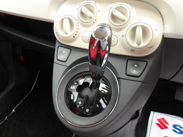 500 ツインエア ポップ 1オーナー 禁煙車 キーレスキー 5速オートマ フロアマット 革巻きステアリング エアコン パワステ パワーウィンドウ ターボ ナビ(14枚目)