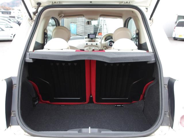 500 ツインエア ポップ 1オーナー 禁煙車 キーレスキー 5速オートマ フロアマット 革巻きステアリング エアコン パワステ パワーウィンドウ ターボ ナビ(17枚目)