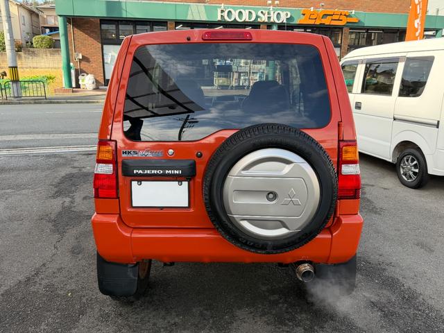 パジェロミニ Ｖ　凹みあり車両　売切御免　タイミングベルト交換　５ＭＴ　４ＷＤ　ナブゲーション　リフトアップ　社外アルミ　ターボタイマー　過給機メーター　キーレス　ＥＴＣ　オリジナル塗装（37枚目）