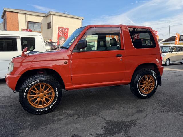 パジェロミニ Ｖ　凹みあり車両　売切御免　タイミングベルト交換　５ＭＴ　４ＷＤ　ナブゲーション　リフトアップ　社外アルミ　ターボタイマー　過給機メーター　キーレス　ＥＴＣ　オリジナル塗装（58枚目）