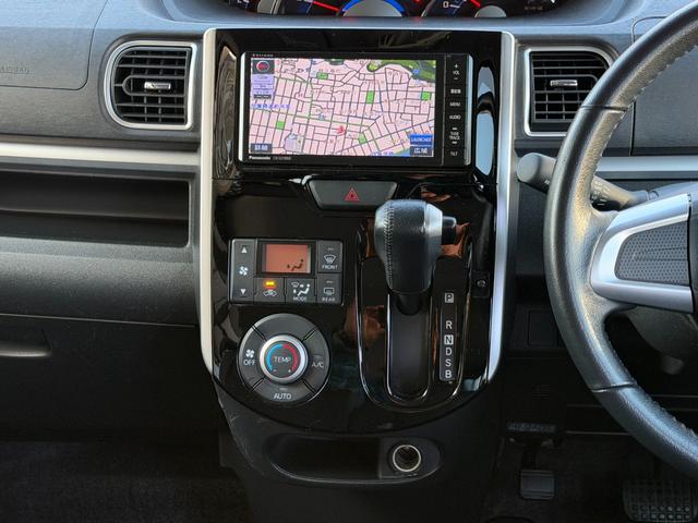 タント カスタムＲＳ　ＳＡ　両側電動スライドドアー　ナビゲーションシステム　フルセグＴＶ　キーレス　ドライブレコーダー　衝突安全ブレーキ　ＡＢＳ　ＥＴＣ　オートエアコン　ＵＳＢ　ｉＰｏｄ接続（10枚目）