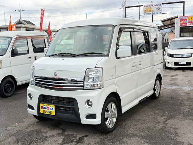 エブリイワゴン ＰＺターボスペシャル　ワンオーナー　ハイルーフ　ナビゲーションシステム　両側電動スライドドアー　ナビＴＶ　バックカメラ　ＨＩＤ　ターボスペシャル　電動ステップ　フルフラット　キーレス　ブルートゥース　パワステ（4枚目）