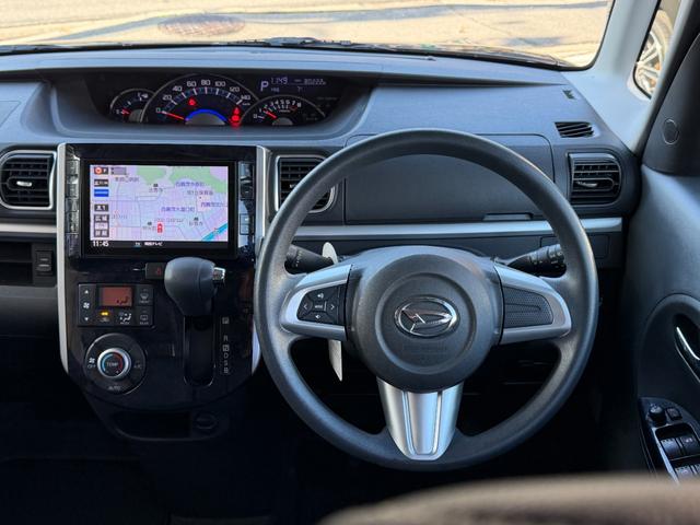 タント カスタムＸ　トップエディションＳＡＩＩ　電動スライドドアー　ナビゲーションシステム　バックモニター　リアフリップダウンモニター　キーレス２個　バックカメラ　ＥＴＣ　Ｂｌｕｅｔｏｏｔｈ　アイドルストップ（9枚目）