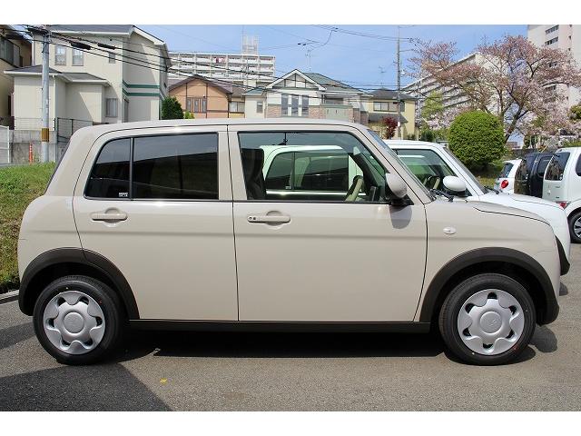スズキ アルトラパンｌ 軽自動車 届出済未使用車 衝突被害軽減ブレーキ スマートキー プッシュスタート シートヒーター ベンチシート ｗエアバッグの中古車 車体価格109 7万円 22 令和4 年式 走行90キロ 車体色フォーンベージュメタリック 大阪府堺市北区長曾根町