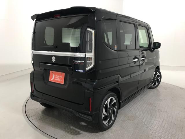 スペーシアカスタム ハイブリッドＸＳ　軽自動車　届出済未使用車　衝突被害軽減ブレーキ　アダプティブクルーズコントロール　アイドリングストップシステム　シートヒーター　オットマン　スマートキー　両側電動スライドドア　エアコン　ＡＢＳ（6枚目）