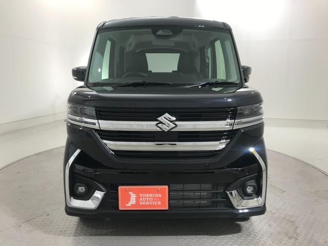 スペーシアカスタム ハイブリッドＸＳ　軽自動車　届出済未使用車　衝突被害軽減ブレーキ　アダプティブクルーズコントロール　アイドリングストップシステム　シートヒーター　オットマン　スマートキー　両側電動スライドドア　エアコン　ＡＢＳ（10枚目）