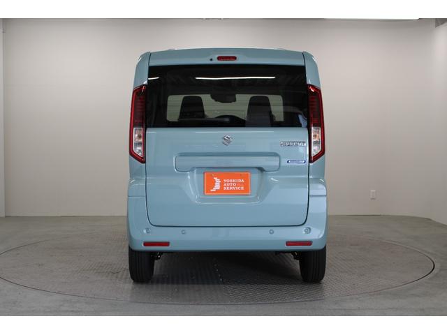 スペーシア ハイブリッドＧ　軽自動車　届出済未使用車　衝突被害軽減ブレーキ　アイドリングストップシステム　スマートキー　フルフラットシート　ベンチシート　両側スライドドア　パワーウィンドウ　パワーステアリング　運転席エアバック（7枚目）