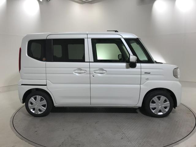 スペーシア ハイブリッドＸ　軽自動車　届出済未使用車　衝突被害軽減ブレーキ　アイドリングストップシステム　シートヒーター　オットマン　フルフラットシート　ベンチシート　両側電動スライドドア　スマートキー　パワーウィンドウ　ＡＢＳ（7枚目）