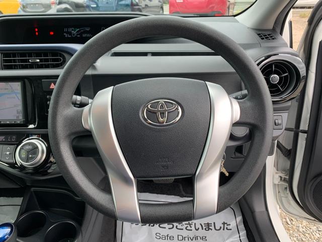 アクア S 後期モデル バックカメラ ナビ ハイブリッド キーレス ETC オートマ コンパクトカー 実走行68582km エアコン パワステ パワーウィンド(18枚目)