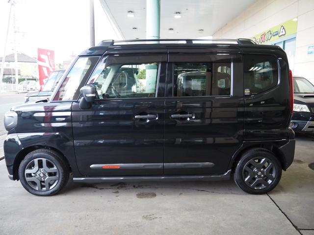 スペーシアギア ハイブリッドＸＺ　ターボ　禁煙　９インチナビ　全方位　ＥＴＣ　両側電動　フルセグＴＶ　Ｂｌｕｅｔｏｏｔｈ　ＡｐｐｌｅＣａｒＰｌａｙ　衝突軽減ＢＫ　コーナーセンサー　前席ヒーター　電動ＰＫ　ブレーキホールド　ＬＥＤオートライト（5枚目）