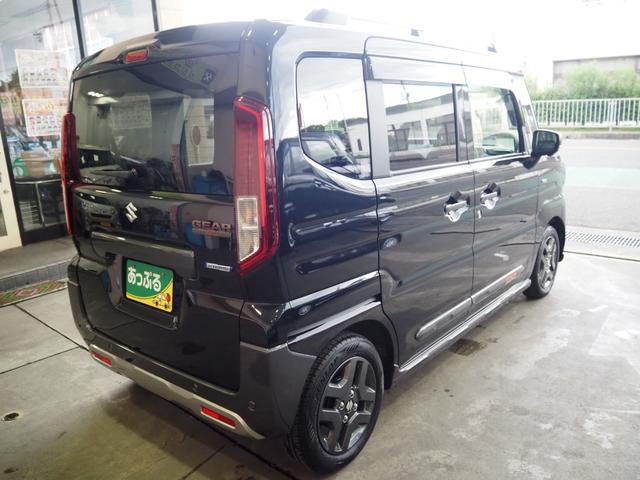 スペーシアギア ハイブリッドＸＺ　ターボ　禁煙　９インチナビ　全方位　ＥＴＣ　両側電動　フルセグＴＶ　Ｂｌｕｅｔｏｏｔｈ　ＡｐｐｌｅＣａｒＰｌａｙ　衝突軽減ＢＫ　コーナーセンサー　前席ヒーター　電動ＰＫ　ブレーキホールド　ＬＥＤオートライト（8枚目）