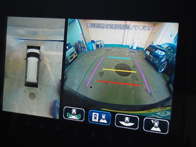 スペーシアギア ハイブリッドＸＺ　ターボ　禁煙　９インチナビ　全方位　ＥＴＣ　両側電動　フルセグＴＶ　Ｂｌｕｅｔｏｏｔｈ　ＡｐｐｌｅＣａｒＰｌａｙ　衝突軽減ＢＫ　コーナーセンサー　前席ヒーター　電動ＰＫ　ブレーキホールド　ＬＥＤオートライト（10枚目）