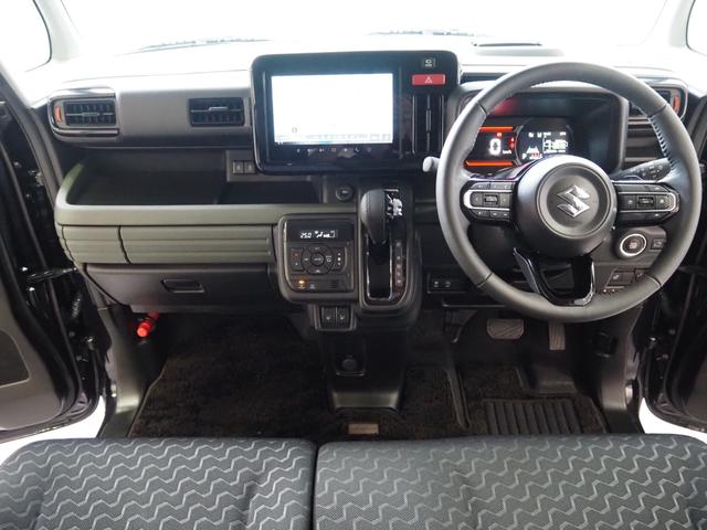 スペーシアギア ハイブリッドＸＺ　ターボ　禁煙　９インチナビ　全方位　ＥＴＣ　両側電動　フルセグＴＶ　Ｂｌｕｅｔｏｏｔｈ　ＡｐｐｌｅＣａｒＰｌａｙ　衝突軽減ＢＫ　コーナーセンサー　前席ヒーター　電動ＰＫ　ブレーキホールド　ＬＥＤオートライト（15枚目）