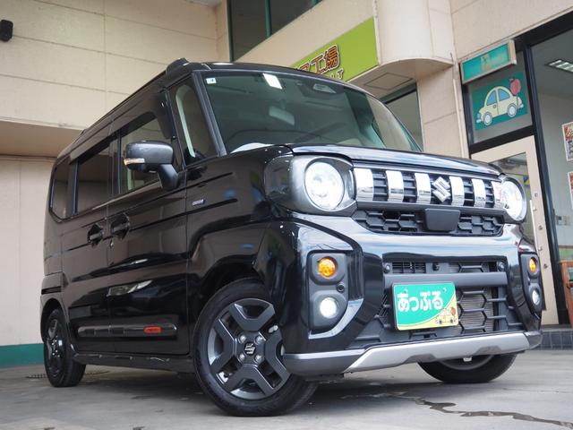 スペーシアギア ハイブリッドＸＺ　ターボ　禁煙　９インチナビ　全方位　ＥＴＣ　両側電動　フルセグＴＶ　Ｂｌｕｅｔｏｏｔｈ　ＡｐｐｌｅＣａｒＰｌａｙ　衝突軽減ＢＫ　コーナーセンサー　前席ヒーター　電動ＰＫ　ブレーキホールド　ＬＥＤオートライト（61枚目）