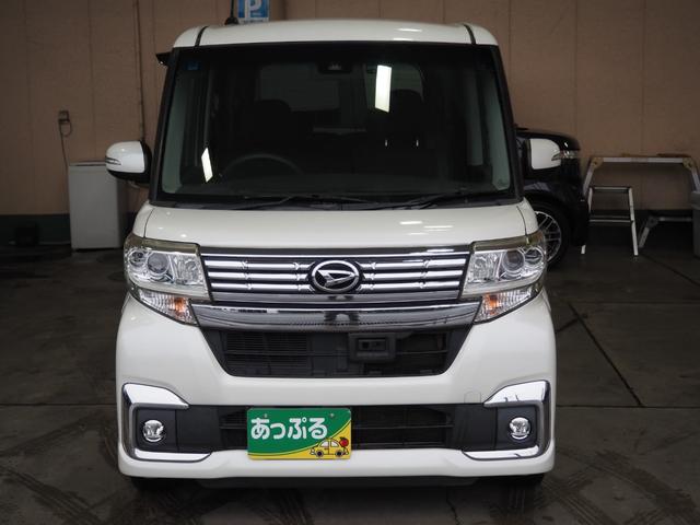 タント カスタムＸ　ＳＡＩＩ　禁煙　後期　ユーザー買取　フルセグナビ　バックカメラ　ＥＴＣ　ドラレコ　左側電動スライド　衝突軽減ＢＫ　ＬＥＤオートライトＬＥＤフォグ　スマートキープッシュスタート　後席ロールサンシェード　１４アルミ（2枚目）