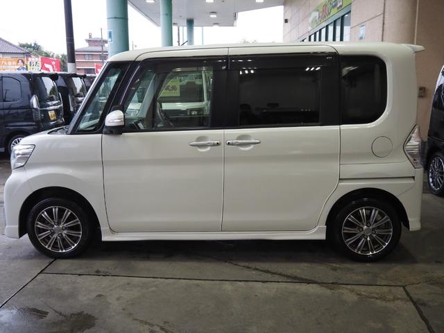 タント カスタムＸ　ＳＡＩＩ　禁煙　後期　ユーザー買取　フルセグナビ　バックカメラ　ＥＴＣ　ドラレコ　左側電動スライド　衝突軽減ＢＫ　ＬＥＤオートライトＬＥＤフォグ　スマートキープッシュスタート　後席ロールサンシェード　１４アルミ（5枚目）