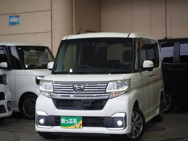 タント カスタムＸ　ＳＡＩＩ　禁煙　後期　ユーザー買取　フルセグナビ　バックカメラ　ＥＴＣ　ドラレコ　左側電動スライド　衝突軽減ＢＫ　ＬＥＤオートライトＬＥＤフォグ　スマートキープッシュスタート　後席ロールサンシェード　１４アルミ（24枚目）