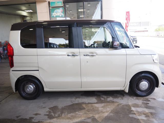 Ｎ－ＢＯＸ Ｌ　コーディネートスタイル　禁煙　後期　リア修復　メモリーナビ　Ｂカメラ　ＥＴＣ　ドラレコ　フルセグ　Ｂｌｕｅｔｏｏｔｈ　両側電動　衝突軽減ＢＫ　リアソナー　前席ヒーター　電動ＰＫ　ブレーキホールド　ＬＥＤオートライト　ステリモ（4枚目）