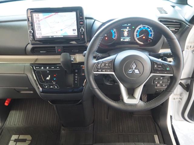 デリカミニ Ｔ　プレミアム　禁煙　４ＷＤ　ターボ　９インチナビ　全方位　フルセグ　ＢＴＡ　前席ヒーター　ハンドルヒーター　両側電動　衝軽ＢＫ　コーナーセンサー　ＬＥＤオートライト　ＬＥＤフォグ　デジタルインナーミラー　電動ＰＫ（16枚目）