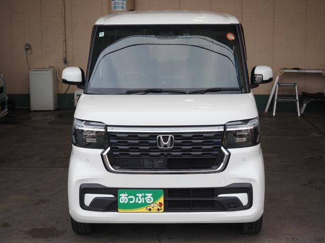 N-BOXカスタム ターボ 禁煙 リア修復 9インチナビ Bカメラ ETC 前後ドラレコ フルセグ BTA AppleCarPlay 両側電動 衝軽BK コーナーセンサー 前席ヒーター 電動PK LEDオートライト ハーフレザー(2枚目)