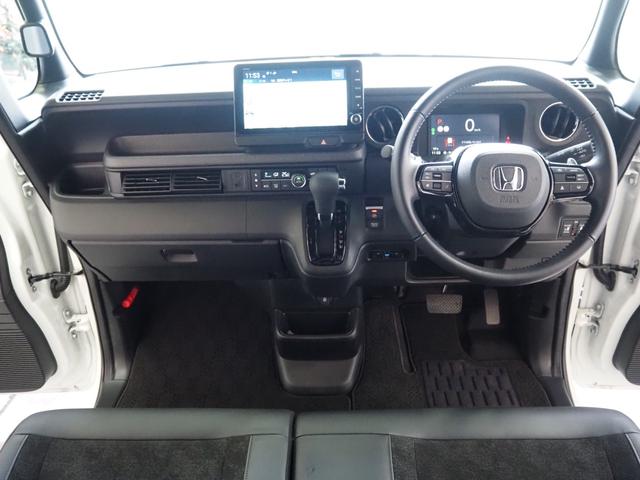 N-BOXカスタム ターボ 禁煙 リア修復 9インチナビ Bカメラ ETC 前後ドラレコ フルセグ BTA AppleCarPlay 両側電動 衝軽BK コーナーセンサー 前席ヒーター 電動PK LEDオートライト ハーフレザー(15枚目)