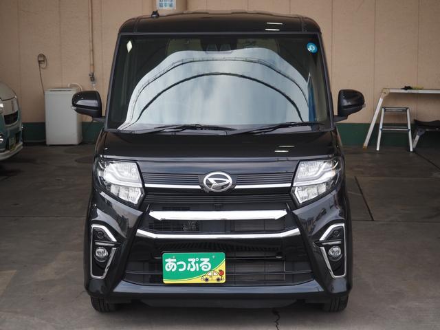 タント カスタムX 禁煙 フルセグナビ バックカメラ ETC 前後ドラレコ Bluetooth 両側電動 前席ヒーター 衝突軽減BK コーナーセンサー LEDオートライト LEDフォグ スマートキー ステリモ 14AW(2枚目)