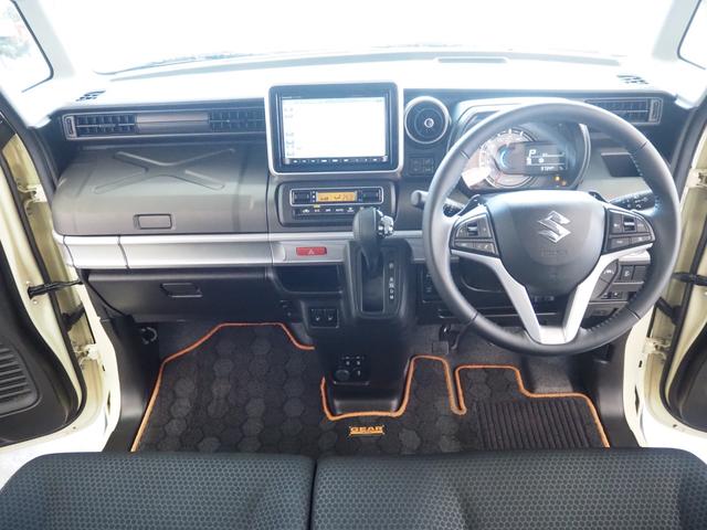 スペーシアギア ハイブリッドＸＺ　ターボ　禁煙　８インチナビ　全方位　ＥＴＣ　前後ドラレコ　フルセグ　ＢＴＡ　両電動　衝軽ＢＫ　リアソナー　前席ヒーター　ＬＥＤオートライト　ＬＥＤフォグ　ステリモ　クルコン　リアサーキュレーター　ルーフレール（15枚目）