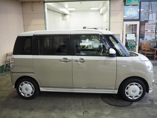 ムーヴキャンバス GメイクアップVS SAIII 禁煙 リア修復 8インチナビ 全方位モニター ETC ドラレコ フルセグTV BTA 両側電動 運転席ヒーター 衝軽BK LEDオートライトLEDフォグ スマートキーPスタート ステリモ A-STOP(4枚目)