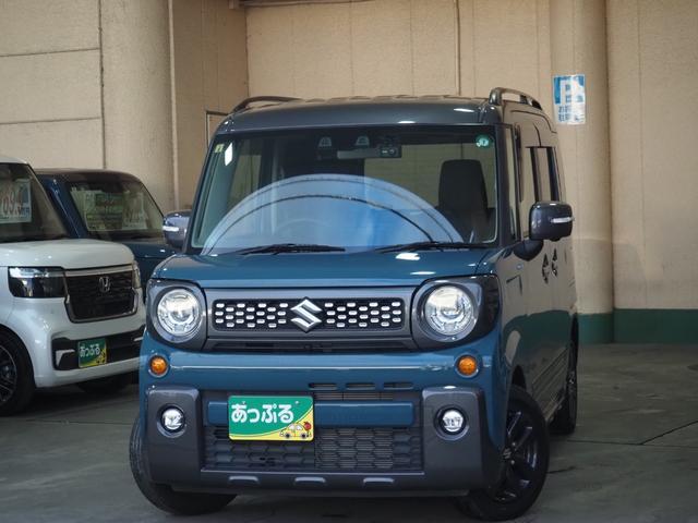 スペーシアギア ハイブリッドＸＺ　禁煙　リア修復　全方位　ＤＡ　ドラレコ　ＢＴＡ　ＡｐｐｌｅＣａｒＰｌａｙ　両側電動　衝突軽減ＢＫ　リアソナー　前席ヒーター　ＬＥＤオートライト　ＬＥＤフォグ　スマートキー　ステリモ　クルコン　１４ＡＷ（23枚目）