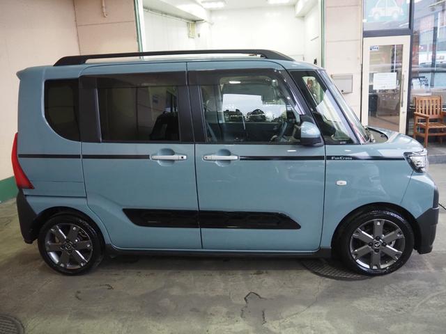 タント ファンクロスターボ　禁煙　フルセグナビ　全方位　ＥＴＣ　Ｂｌｕｅｔｏｏｔｈ　両側電動　衝突軽減ＢＫ　コーナーセンサー　前席ヒーター　電動ＰＫ　ブレーキホールド　ＬＥＤオートライト　ＬＥＤフォグ　スマートキー　ルーフレール（4枚目）