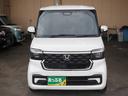N-BOXカスタム ターボ 4WD 禁煙 9インチナビ Bカメラ ETC 前後ドラレコ フルセグ BTA AppleCarPlay 両電動 衝突軽減BK コーナーセンサー 前席ヒーター ハーフレザー 電動PK LEDオートライト 中古車画像_2
