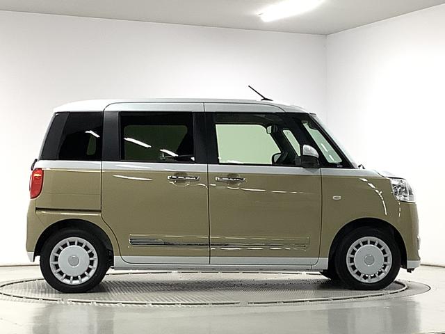 ムーヴキャンバス ストライプスＧ　両側電動スライドドア　前席シートヒーター　走行無制限１年保証　両側電動スライドドア　前後コーナーセンサー　前席シートヒーター　ホッとカップホルダー　オートマチックハイビーム　ＬＥＤヘッドライト　横滑り防止装置　スマートキー　置きラクボックス（7枚目）