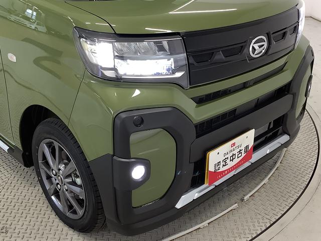 タント ファンクロス　９インチディスプレイオーディオ　シートヒーター　１年保証　９インチディスプレイオーディオ　バックカメラ　両側電動スライドドア　前後コーナーセンサー　前席シートヒーター　ルーフレール　ＨＤＭＩ　オートマチックハイビーム　１４インチ純正アルミホイール（16枚目）