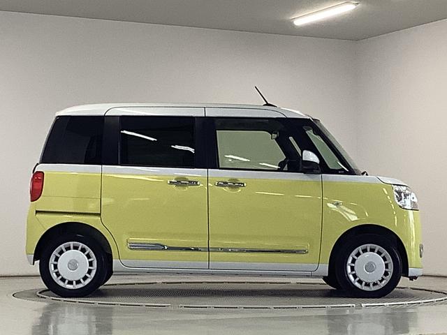 ムーヴキャンバス ストライプスＧ　両側電動スライドドア　前後コーナーセンサー　走行無制限１年保証　両側電動スライドドア　前後コーナーセンサー　前席シートヒーター　ホッとカップホルダー　オートマチックハイビーム　ＬＥＤヘッドライト　横滑り防止装置　スマートキー　スマートアシスト（7枚目）