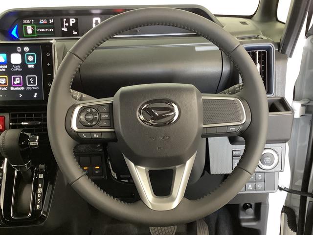 タント カスタムＲＳ　ターボ　９インチディスプレイオーディオ　ＵＳＢ　１年保証　９インチディスプレイオーディオ　バックカメラ　両側電動スライドドア　前後コーナーセンサー　前席シートヒーター　ＵＳＢ　Ｂｌｕｅｔｏｏｔｈ　オートブレーキホールド　１５インチ純正アルミホイール（26枚目）