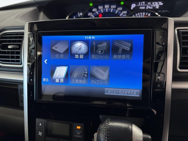 タント カスタムＲＳ　ＳＡ　８インチナビＴＶ　ＥＴＣ　後席モニター　１年保証　８インチナビＴＶ　後席モニター　ＥＴＣ　バックカメラ　両側電動スライドドア　ＤＶＤ　ＵＳＢ　Ｂｌｕｅｔｏｏｔｈ　ＬＥＤヘッドライト　横滑り防止装置　スマートキー　１５インチ純正アルミホイール（10枚目）