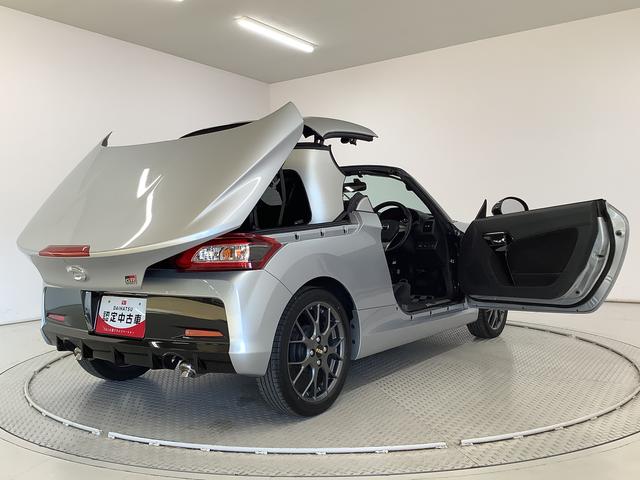 コペン GR スポーツ ターボ CVT 1オーナー ナビTV ETC 1年保証 ワンオーナー ナビTV ETC バックカメラ CVT車 シートヒーター USB接続 LEDヘッドライト パドルシフト レカロシート MOMOステアリング 16インチ純正BBSアルミホイール(44枚目)