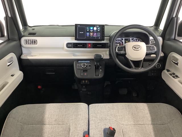 ムーヴキャンバス ストライプスＧターボ　ワンオーナー　ディスプレイオーディオ　１年保証　ワンオーナー　９インチディスプレイオーディオ　バックカメラ　アダプティブクルーズコントロール　両側電動スライドドア　コーナーセンサー　シートヒーター　ホッとカップホルダー　Ｑｉワイヤレス充電（5枚目）