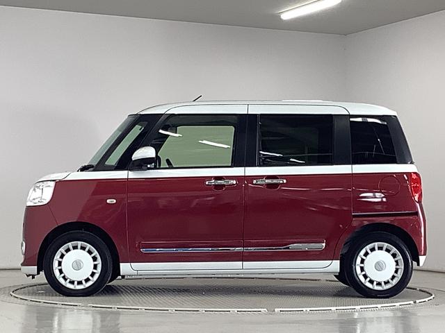 ムーヴキャンバス ストライプスＧターボ　アダプティブクルーズコントロール　走行無制限１年保証　両側電動スライドドア　アダプティブクルーズコントロール　前後コーナーセンサー　前席シートヒーター　ホッとカップホルダー　オートマチックハイビーム　ＬＥＤヘッドライト　スマートキー（8枚目）