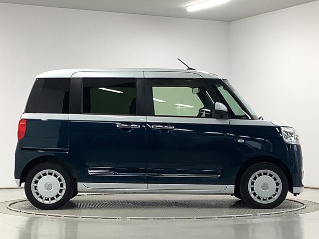 ムーヴキャンバス ストライプスＧターボ　ワンオーナー　クルーズコントロール　走行無制限１年保証　両側電動スライドドア　ワンオーナー　アダプティブクルーズコントロール　前後コーナーセンサー　前席シートヒーター　ホッとカップホルダー　オートマチックハイビーム　ＬＥＤヘッドライト（7枚目）