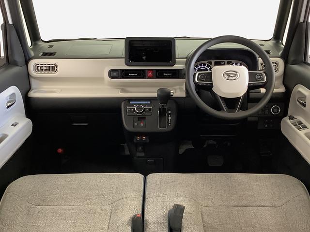 ムーヴキャンバス ストライプスＧターボ　ワンオーナー　クルーズコントロール　走行無制限１年保証　両側電動スライドドア　ワンオーナー　アダプティブクルーズコントロール　前後コーナーセンサー　前席シートヒーター　ホッとカップホルダー　オートマチックハイビーム　ＬＥＤヘッドライト（5枚目）