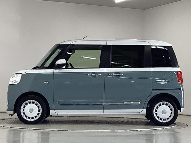 ムーヴキャンバス ストライプスＧターボ　ワンオーナー　クルーズコントロール　走行無制限１年保証　両側電動スライドドア　ワンオーナー　アダプティブクルーズコントロール　前後コーナーセンサー　前席シートヒーター　ホッとカップホルダー　オートマチックハイビーム　ＬＥＤヘッドライト（8枚目）